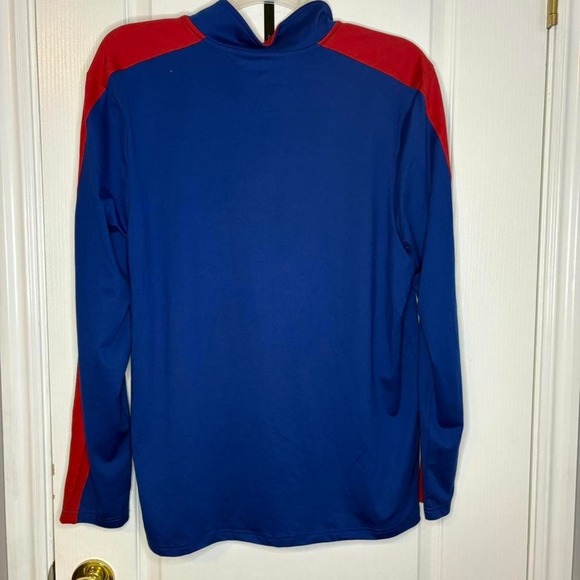 New York‎ Giants Red & Blue Antigua quarter zip pullover - Picture 3 of 3